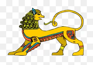 Egyptian Clipart Lion - Egypt Lion Gold - Png Download - Full Size ClipartFlare.com 