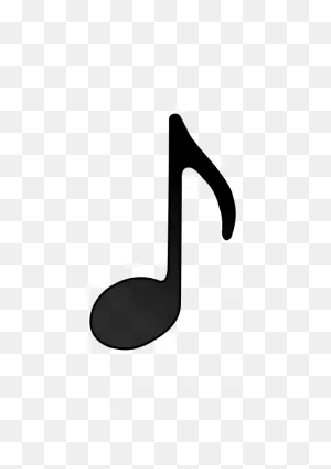 Clipart - Eighth Note (Stem Facing Up) | Eighth Note, Music Notes ClipartFlare.com 