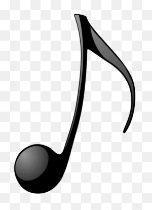 Eighth Note Vector Clip Art | Public Domain Vectors