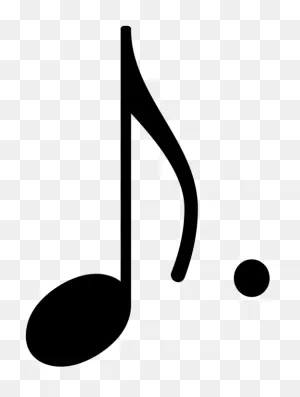 Open Pluspng - Com - Dotted Eighth Note Symbol Clipart - Full Size ClipartFlare.com 
