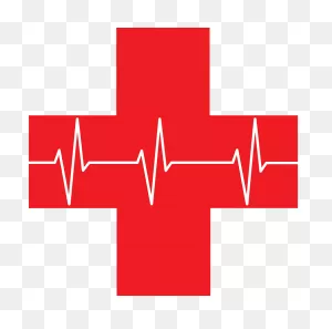 Ekg Red Cross First Aid - Free Vector Graphic On ClipartFlare