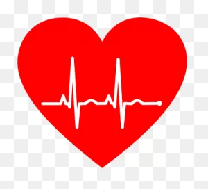 Ekg Heart - ClipartFlare