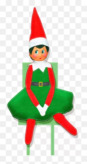 Christmas Elf On The Shelf Clipart. Free Download 