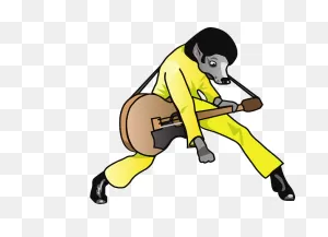 Elvis Presley Dog Guitar - Free Vector Graphic On ClipartFlare