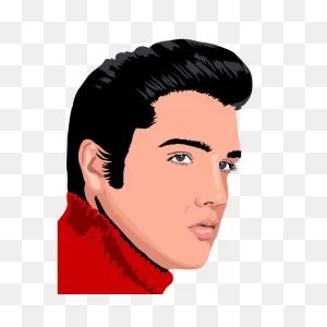 Elvis Presley Vector Image | Free PNG-WebP