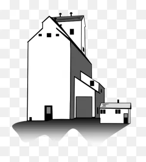 Grain Elevator Vector | Vector Free, Clip Art, Elevation