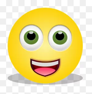 Graphic Smiley Emoticon Surprised - Free Vector Graphic On ClipartFlare