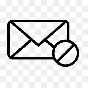 Blocked, Email, Closed, Envelope, Outlined, Interface, Symbol Free ClipartFlare.com 