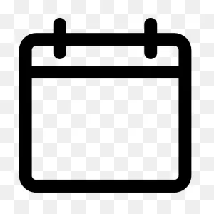 Blank, Outline, Outlined, Page, Tool, Calendar, Time, Interface ClipartFlare.com 