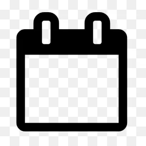 Calendar Page Empty - Free Tools And Utensils Icons