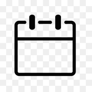 Free Download Scalable Calendar Blank Line Icon Available Royalty ClipartFlare.com 