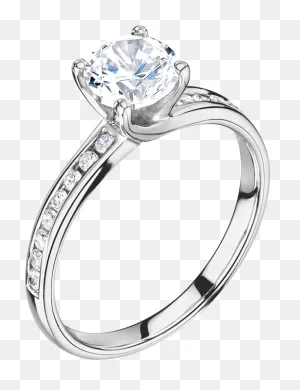 Solitaire Engagement Rings Clipart - Full Size Clipart (#3105601 ClipartFlare.com 