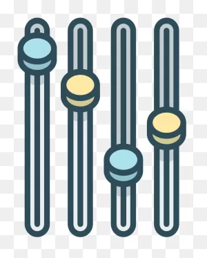 Equalizer Icon Clipart - Full Size Clipart (#3319413) - ClipartFlare