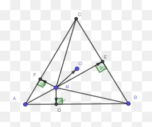 Sum Of Projection Vectors In Equilateral Triangle - Triangle ClipartFlare.com 