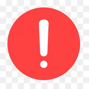 Alert, Caution, Danger, Error, Exclamation, Red Icon - Download On ClipartFlare.com 