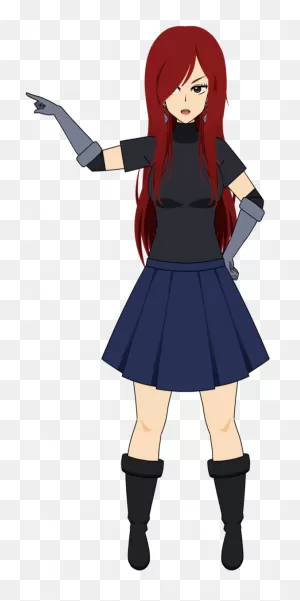 Erza Scarlet - Kisekae Armor - (706X1132) Png Clipart Download