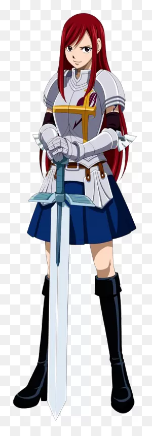 Erza Scarlet - Erza Scarlet Fairy Tail - (520X1094) Png Clipart ClipartFlare.com 