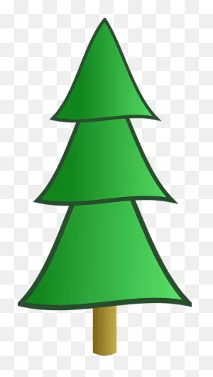 Fir Tree Clip Art - Evergreen Tree Cartoon Drawing - (407X720) Png ClipartFlare.com 