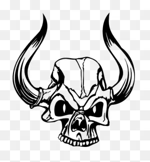 Evil Skull Illustration | Public Domain Vectors