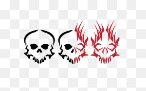 Evil Tribal Skull Tattoo Designs - ClipartFlare