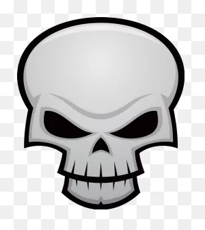 Evil Skull Clipart Transparent - ClipartFlare