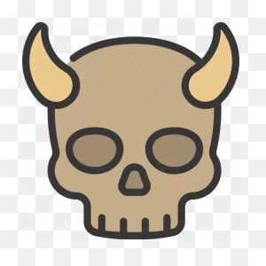 Horned, Skull, Horns, Skeleton, Evil Icon - Download On Iconfinder