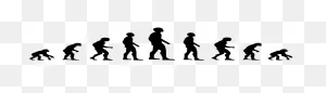 Evolution Development Forward Darvin Reverse - Evolution Of Humans ClipartFlare.com 