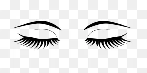 Closed Women Eyes Eyelashes - Free Vector Graphic On Pixabay