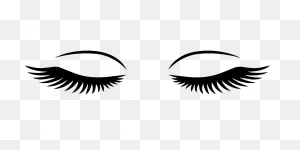 Eyes Lashes Closed - Free Vector Graphic On Pixabay