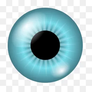 Blue Eyeball Clip Art Image - Clipsafari