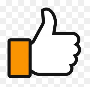 Facebook Like Button Clipart - Facebook, Yellow, Text, Transparent ClipartFlare.com 