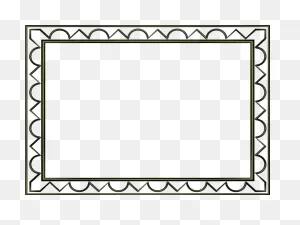 Black Fancy Border | ClipartFlare – Free Png Library