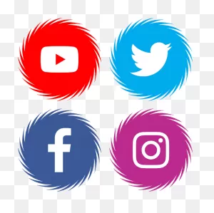Facebook Twitter Instagram Youtube Icons Download Color | Logo ClipartFlare.com 