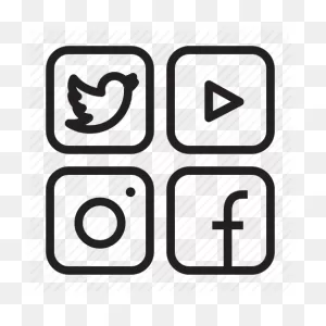Transparent Facebook Twitter Instagram Youtube Logo Png - Foto ClipartFlare.com 