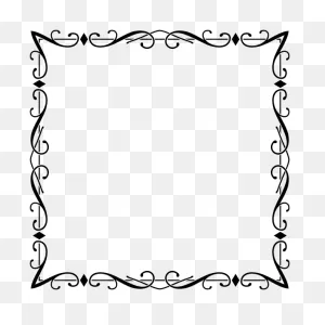 Fancy Floral Elegant Frame | Free PNG-WebP
