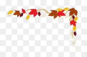 Download Hd Fall Leaves Corner Border Png - Fall Leaves Border Png ClipartFlare.com 