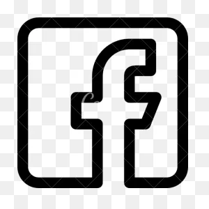 Facebook Logo Black And White Clipart - Facebook Logo Symbol ClipartFlare.com 