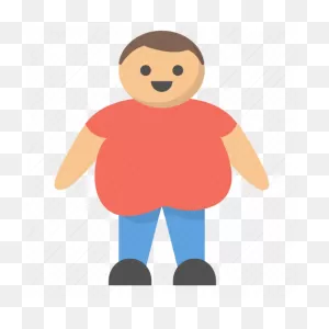 Big, Fat, Large, Man, Obese, Overweight, Person Icon - Download On ClipartFlare.com 