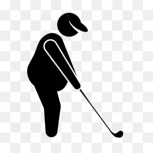 Fat, Man, Exercise, Overweight, Golf, Playing, Club Icon - Download ClipartFlare.com 