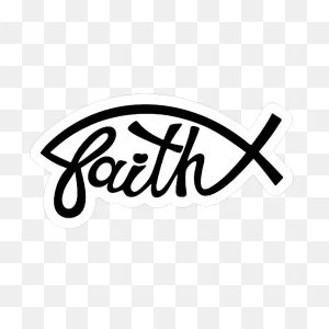 Faith Ichthus Sticker