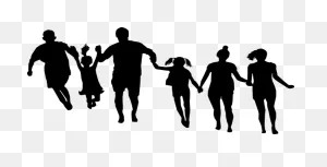 Free Photo Parents Children Silhouette Family Silhouette - Max Pixel