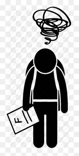 Fail Exam Icon Clipart - Full Size Clipart (#5364575) - ClipartFlare