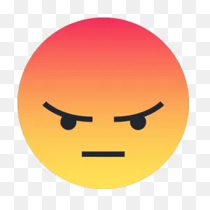 Angry Reaction Emoji Transparent Png - Stickpng