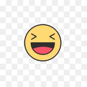 Facebook, Emoji, Reaction, Laughing Emoji Icon