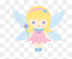 Little Fairy With Blonde Hair - Free Clip Art | Clip Art, Free ClipartFlare.com 