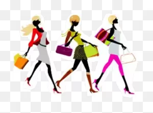 Women #lady #shopping #fashion #friends - Fashion Parade Clip Art ClipartFlare.com 