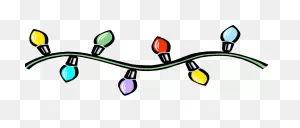 Christmas Lights Clipart Flashing - Christmas Lights Cartoon ClipartFlare.com 