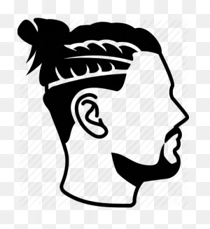 Male Hairstyles By Jisun - Fade Hair Cut Clip Art Black And White ClipartFlare.com 