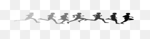 Runners - Isolated - Motion Fade - ClipartFlare