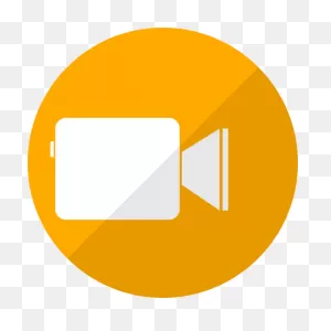 Yellow Facetime Icon (Png Logo)